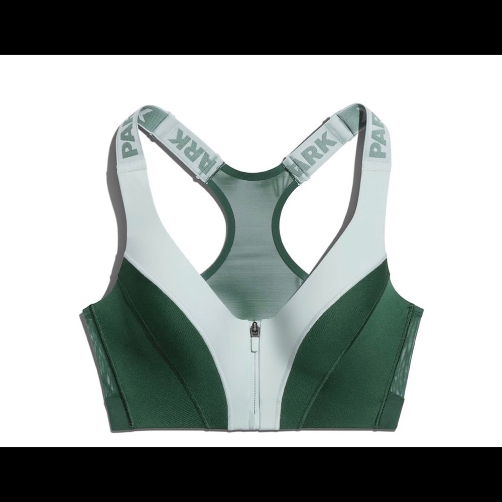 Ivy Park DRIP 2, Azure collection zip bra.